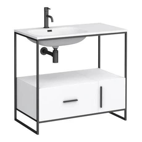 VWS9_d1_460.jpg Venice 900 Black Frame Basin Washstand incl. Solid Stone Basin -Victorian Plumbing Shop VWS9 d1 460