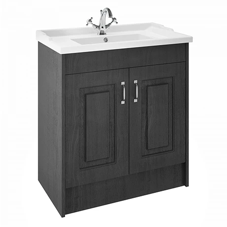 Y8DGRY_p.jpg York Traditional Dark Grey Bathroom Basin Unit (820 x 480mm) -Victorian Plumbing Shop Y8DGRY p